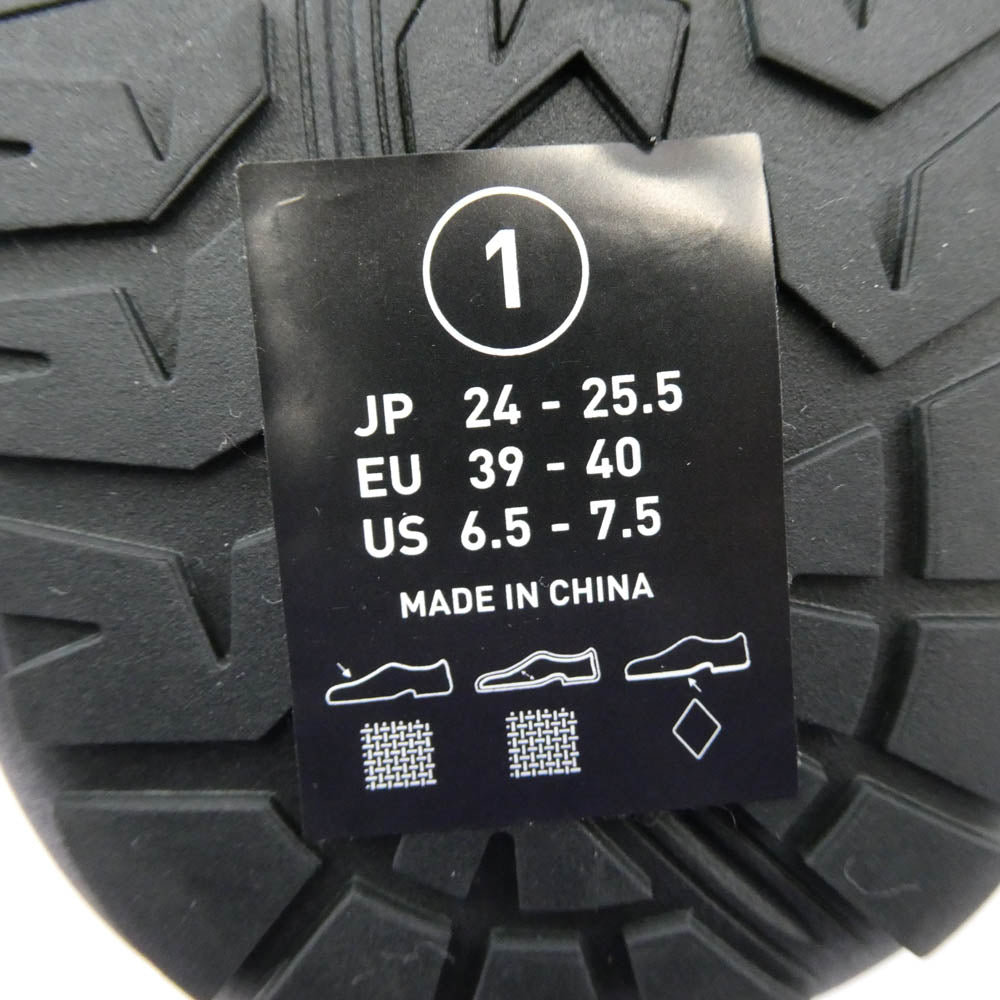 WACKO MARIA ワコマリア NANGA ナンガ x SUBU スブ AURORA Winter Sandal オーロラ ウィンター サンダル ブラック系 1【美品】【中古】