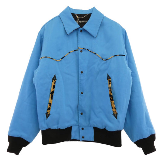 WACKO MARIA ワコマリア 25AW 25FW-WMO-BL27 WOOL WESTERN JACKET ウール ウエスタン ジャケット ライトブルー系 S【美品】【中古】