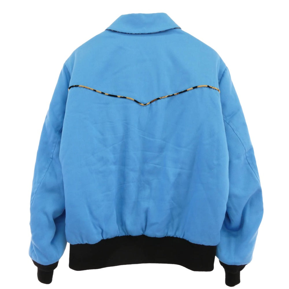 WACKO MARIA ワコマリア 25AW 25FW-WMO-BL27 WOOL WESTERN JACKET ウール ウエスタン ジャケット ライトブルー系 S【美品】【中古】