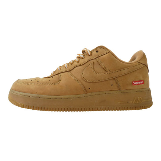 Supreme シュプリーム DN1555-200 × NIKE ナイキ Air Force 1 Low Flax Wheat エアフォース ロー フラックス ウィート ローカット スニーカー ブラウン系 26.5cm【中古】