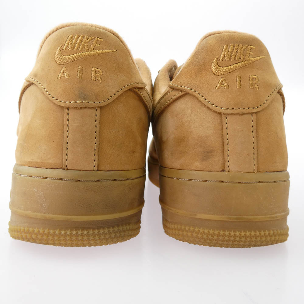 Supreme シュプリーム DN1555-200 × NIKE ナイキ Air Force 1 Low Flax Wheat エアフォース ロー フラックス ウィート ローカット スニーカー ブラウン系 26.5cm【中古】