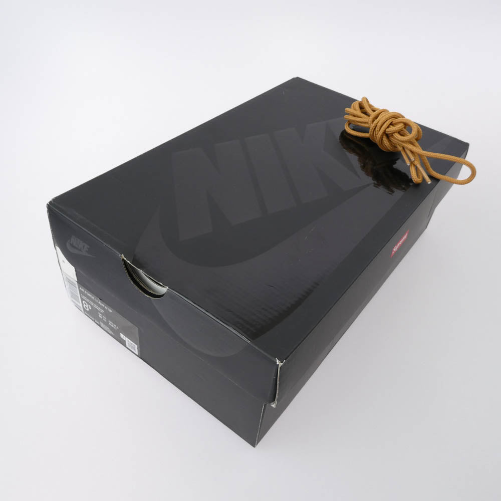 Supreme シュプリーム DN1555-200 × NIKE ナイキ Air Force 1 Low Flax Wheat エアフォース ロー フラックス ウィート ローカット スニーカー ブラウン系 26.5cm【中古】