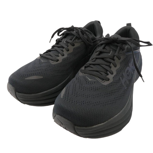 HOKA ONE ONE ホカ オネオネ 1127955 BONDI 8 X-WIDE ワイド ボンダイ ローカット スニーカー ランニングシューズ ブラック系 28cm【極上美品】【中古】