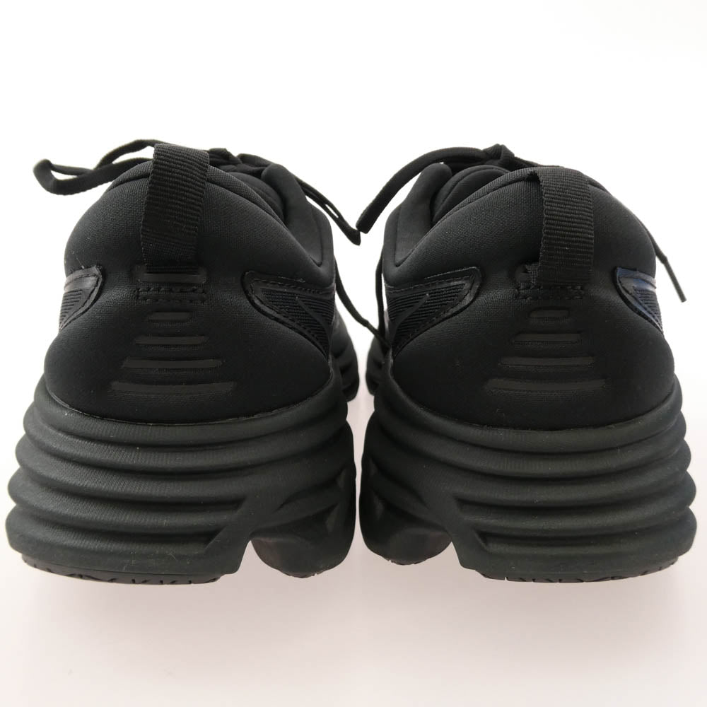 HOKA ONE ONE ホカ オネオネ 1127955 BONDI 8 X-WIDE ワイド ボンダイ ローカット スニーカー ランニングシューズ ブラック系 28cm【極上美品】【中古】