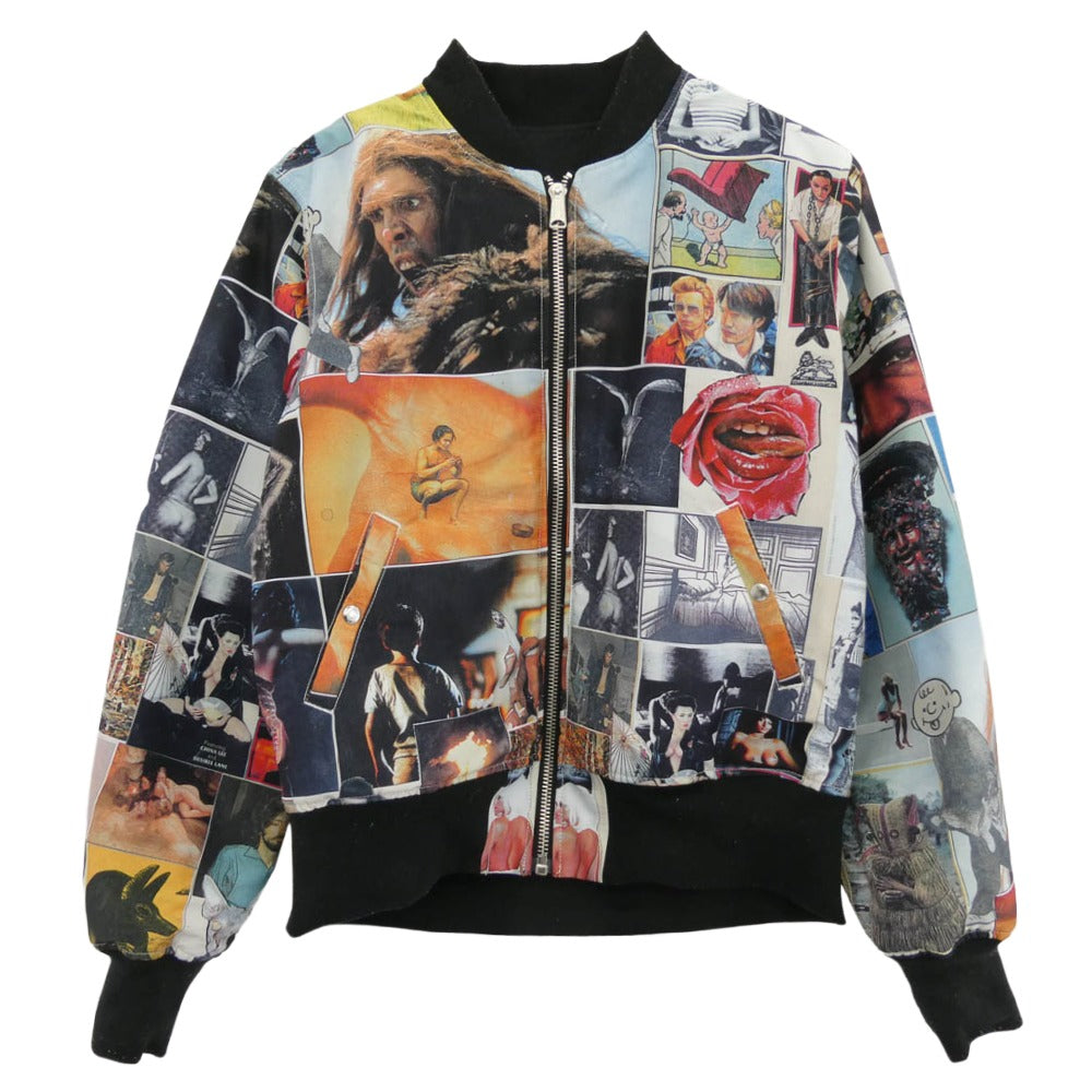 Fucking Awesome ファッキングオーサム リバーシブル MA-1 ボンバー ジャケット ブラック系 XL【中古】