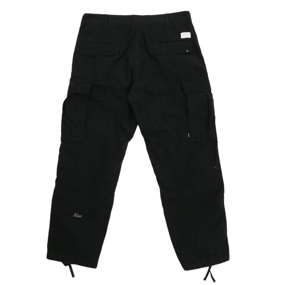 GOD SELECTION XXX ゴッドセレクション GX-A21-PT-03 CARGO PANTS 刺繍 ６ポケット カーゴパンツ ブラック系 L【中古】