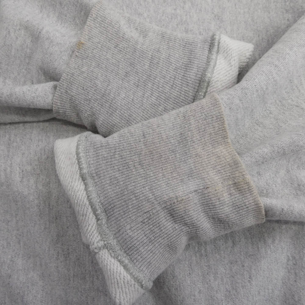 READY MADE レディメイド 23AW RE-CO-GY-00-00-246 M NECK SWT SMILE GRAY モックネック スウェット スマイル 刺繍 バックロゴプリント スウェット グレー系 XL【中古】