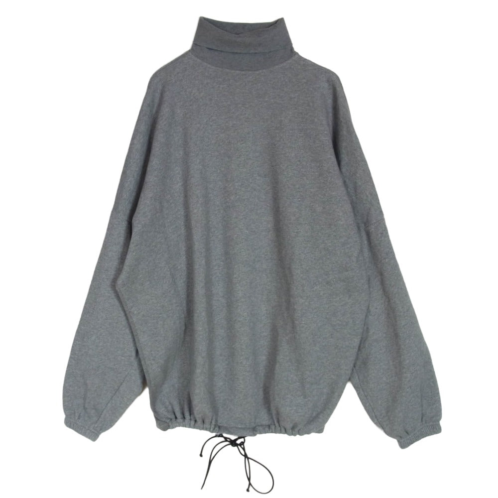 BALENCIAGA バレンシアガ 534300 ドッキング ハイネック スウェット グレー系 S【中古】