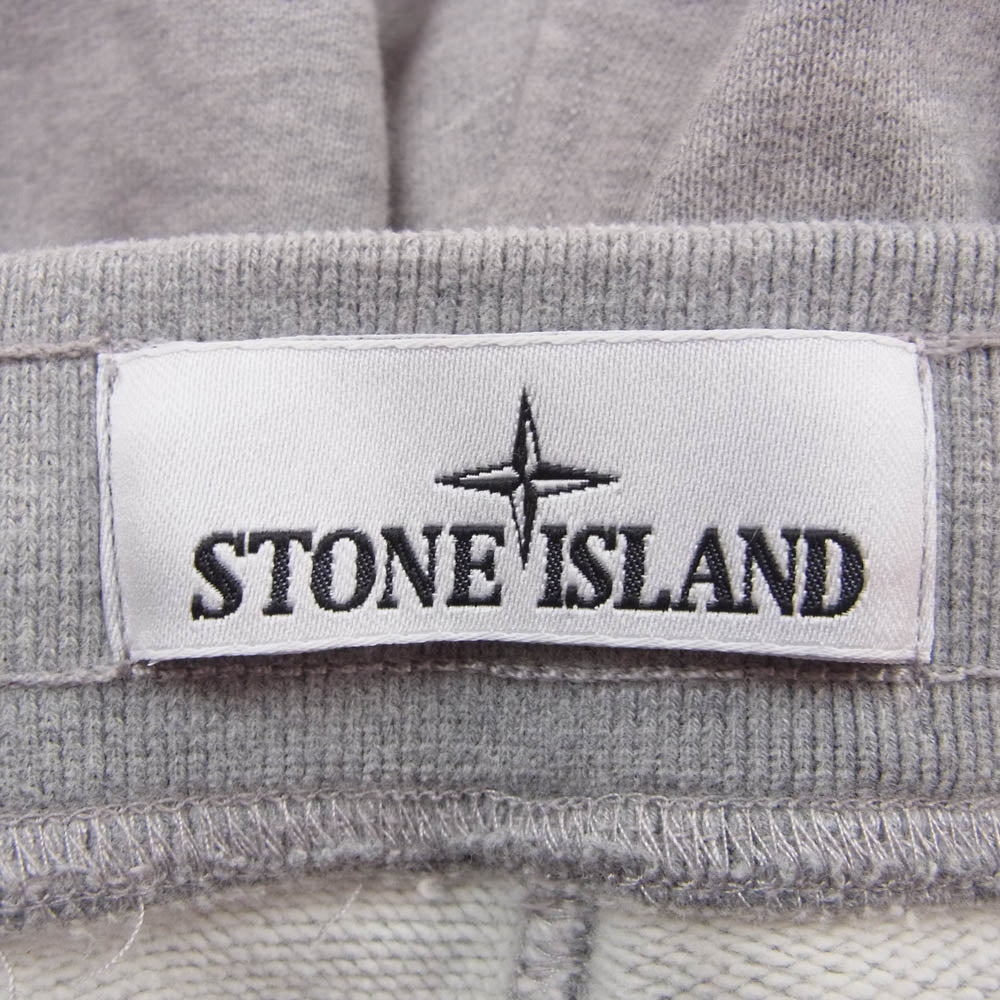 STONE ISLAND ストーンアイランド 771564520 ロゴワッペン付 サイドポケット スウェットパンツ グレー系 XL【中古】