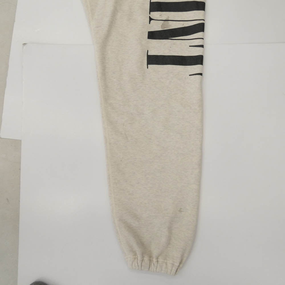 SAINT MICHAEL セントマイケル 22SS SM-S22-0000-084 × VLONE ヴィーロン SWEAT LONG PANTS スウェット ロングパンツ ユーズド ダメージ加工 グレー系 M【中古】