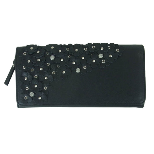 ANTEPRIMA アンテプリマ 10213-10 MAZZETTO マッツェット マッツォット ロング ウォレット 長財布 ブラック系【極上美品】【中古】