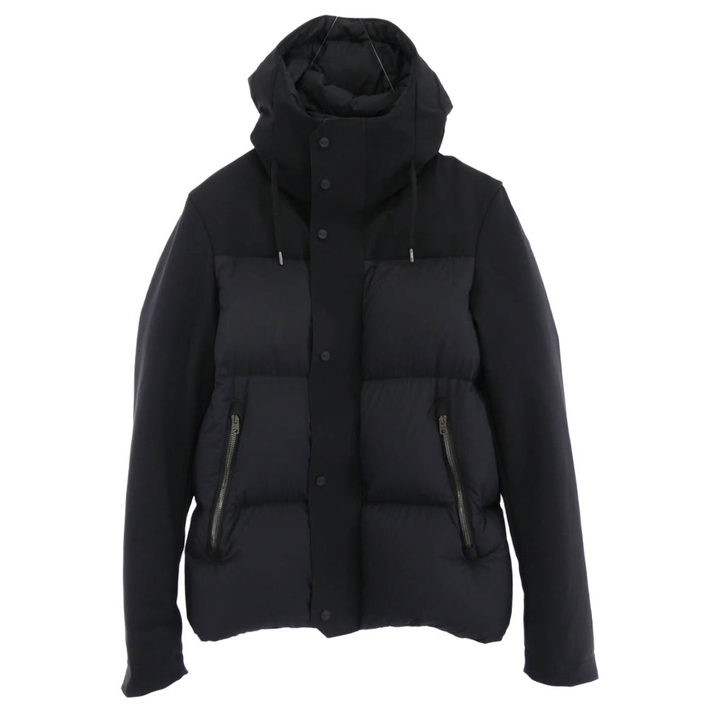 Herno ヘルノ PI000898U-12456-9300 GLOBE ECOAGE METROPOLITAN BOMBER ボンバー ダウン ジャケット ブラック系 44【中古】