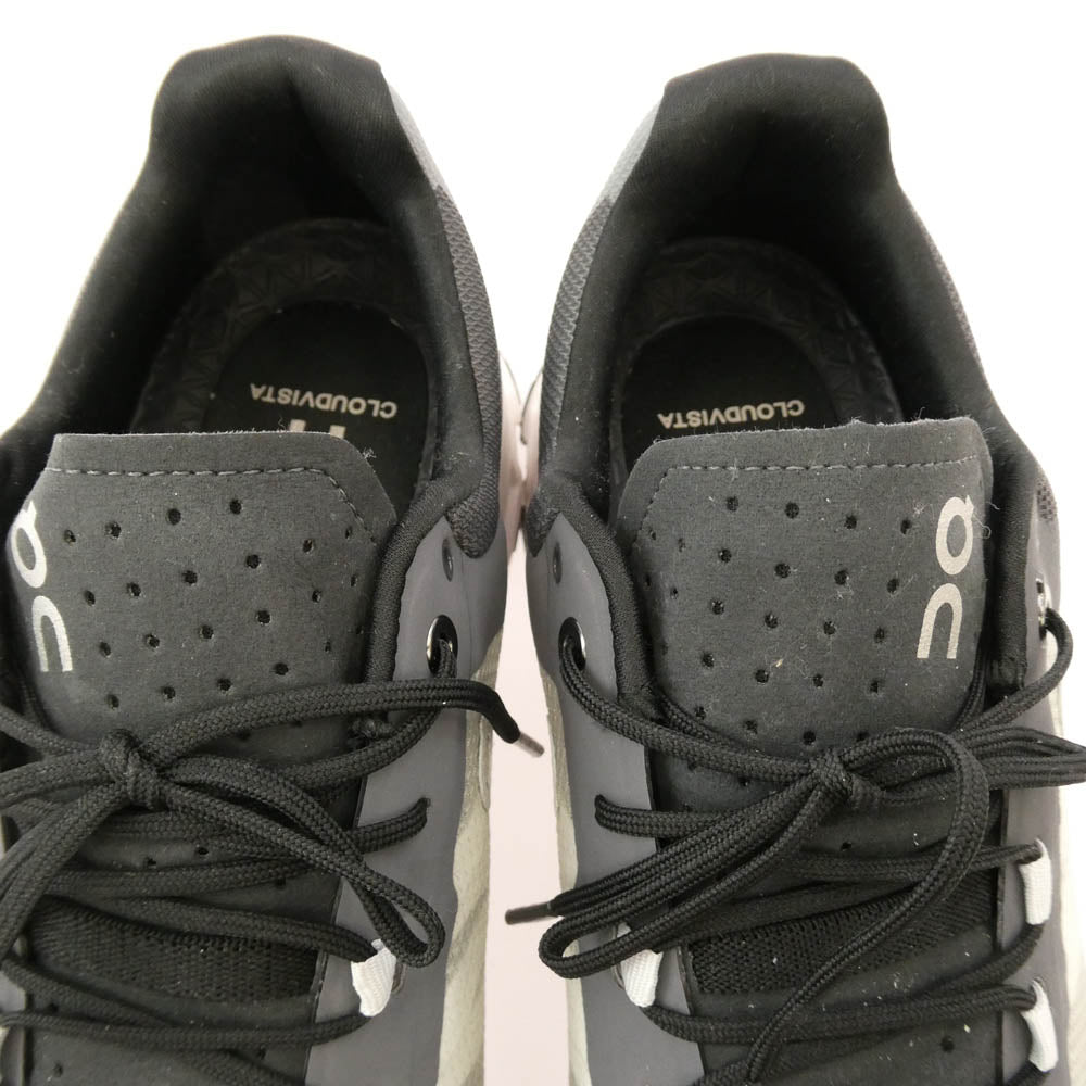 ON オン CLOUDVISTA クラウドビスタ ランニングシューズ ローカット スニーカー グレー系 28cm【中古】