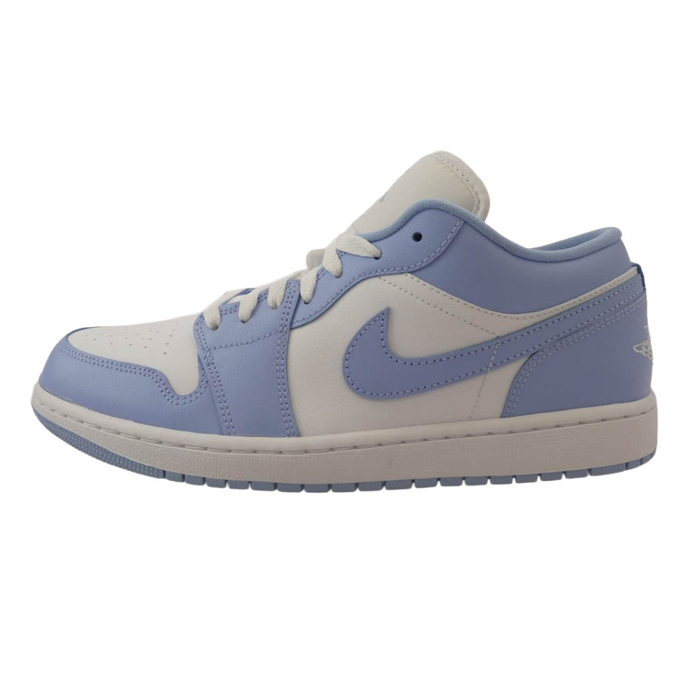 NIKE ナイキ DC0774-142 WMNS AIR JORDAN 1 LOW WHITE ICE BLUE AJ1 ウィメンズ エアジョーダン ローカット スニーカー ライトブルー系 29cm【極上美品】【中古】