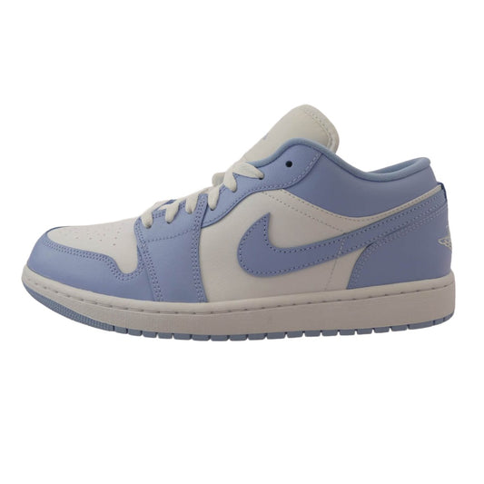 NIKE ナイキ DC0774-142 WMNS AIR JORDAN 1 LOW WHITE ICE BLUE AJ1 ウィメンズ エアジョーダン ローカット スニーカー ライトブルー系 29cm【極上美品】【中古】