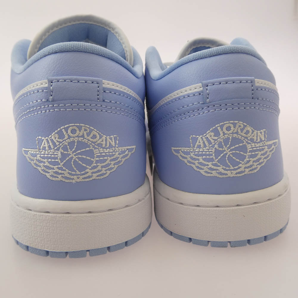 NIKE ナイキ DC0774-142 WMNS AIR JORDAN 1 LOW WHITE ICE BLUE AJ1 ウィメンズ エアジョーダン ローカット スニーカー ライトブルー系 29cm【極上美品】【中古】