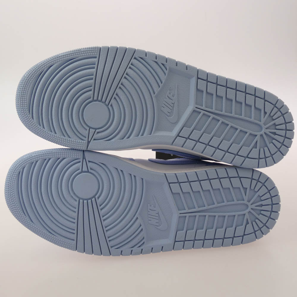 NIKE ナイキ DC0774-142 WMNS AIR JORDAN 1 LOW WHITE ICE BLUE AJ1 ウィメンズ エアジョーダン ローカット スニーカー ライトブルー系 29cm【極上美品】【中古】