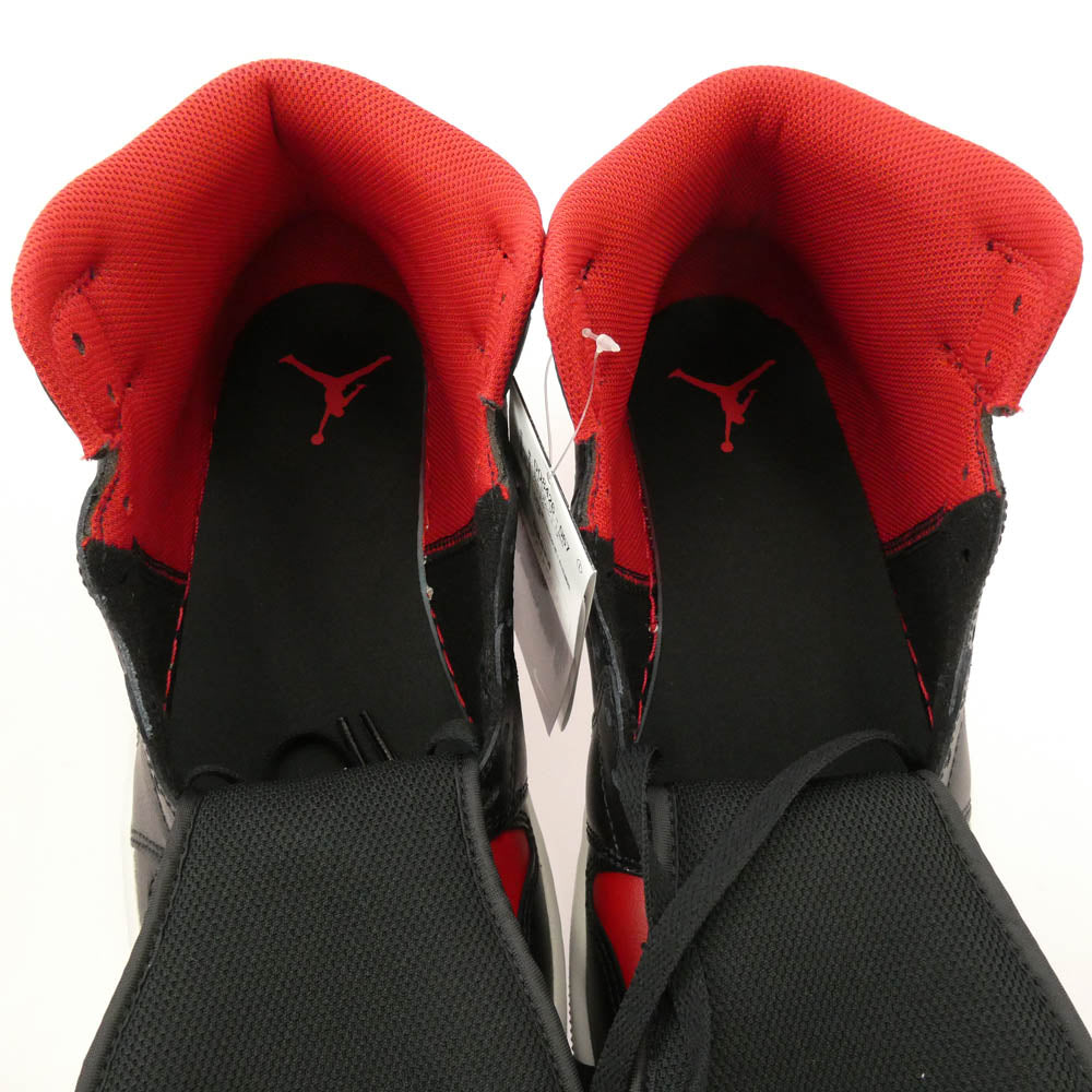 NIKE ナイキ DQ8426-067 Air Jordan 1 Mid Bred AJ1 エアジョーダン ミッド ブレッド スニーカー ブラック系 レッド系 28cm【新古品】【未使用】【中古】