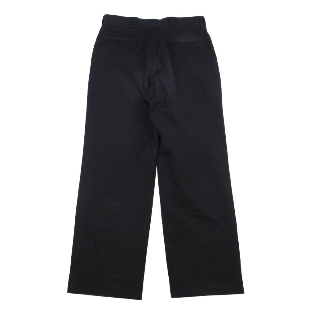COMOLI コモリ 23SS X01-03014 コットンギャバワークパンツ ブラック系 2【中古】