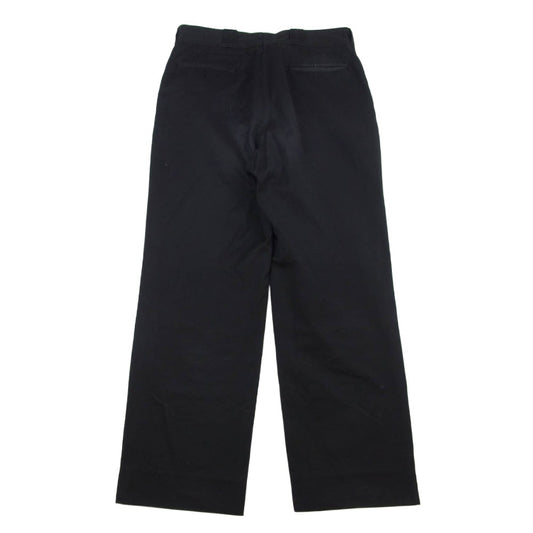 COMOLI コモリ 23SS X01-03014 コットンギャバワークパンツ ブラック系 2【中古】