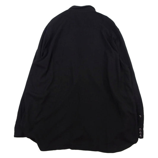 COMOLI コモリ 25SS B01-02003 レーヨン ウエスタン シャツ ブラック系 2【中古】