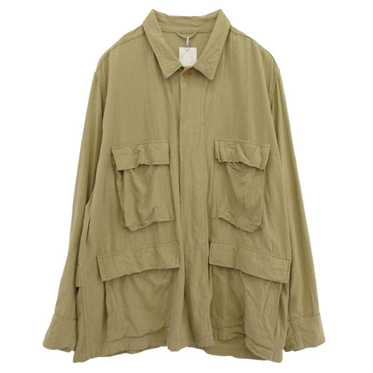 COMOLI コモリ 25SS B01-01031 ローシルク BDU ジャケット カーキ系 3【中古】