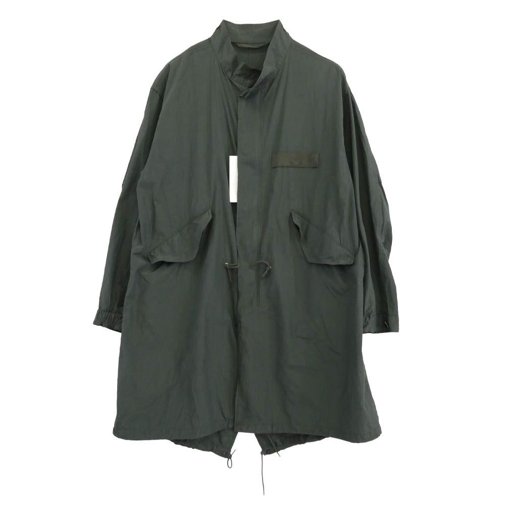 A.PRESSE アプレッセ 25SS 25SAP-01-13H Silk Taffeta M-65 Fishtail Parka シルクタフタ フィッシュテール パーカ モッズコート カーキ系 2【中古】