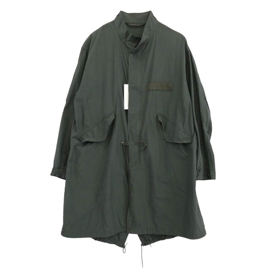 A.PRESSE アプレッセ 25SS 25SAP-01-13H Silk Taffeta M-65 Fishtail Parka シルクタフタ フィッシュテール パーカ モッズコート カーキ系 2【中古】