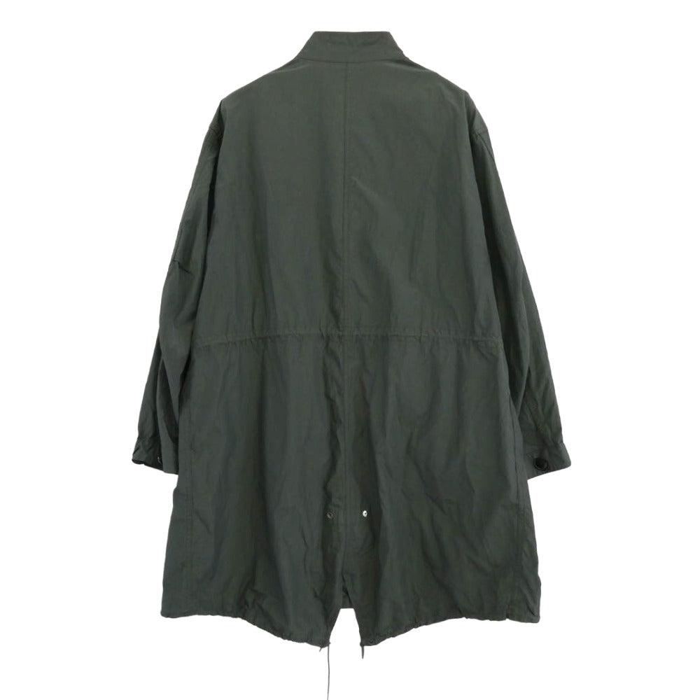 A.PRESSE アプレッセ 25SS 25SAP-01-13H Silk Taffeta M-65 Fishtail Parka シルクタフタ フィッシュテール パーカ モッズコート カーキ系 2【中古】