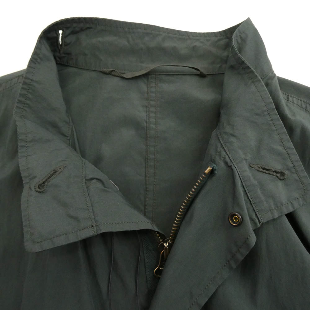 A.PRESSE アプレッセ 25SS 25SAP-01-13H Silk Taffeta M-65 Fishtail Parka シルクタフタ フィッシュテール パーカ モッズコート カーキ系 2【中古】