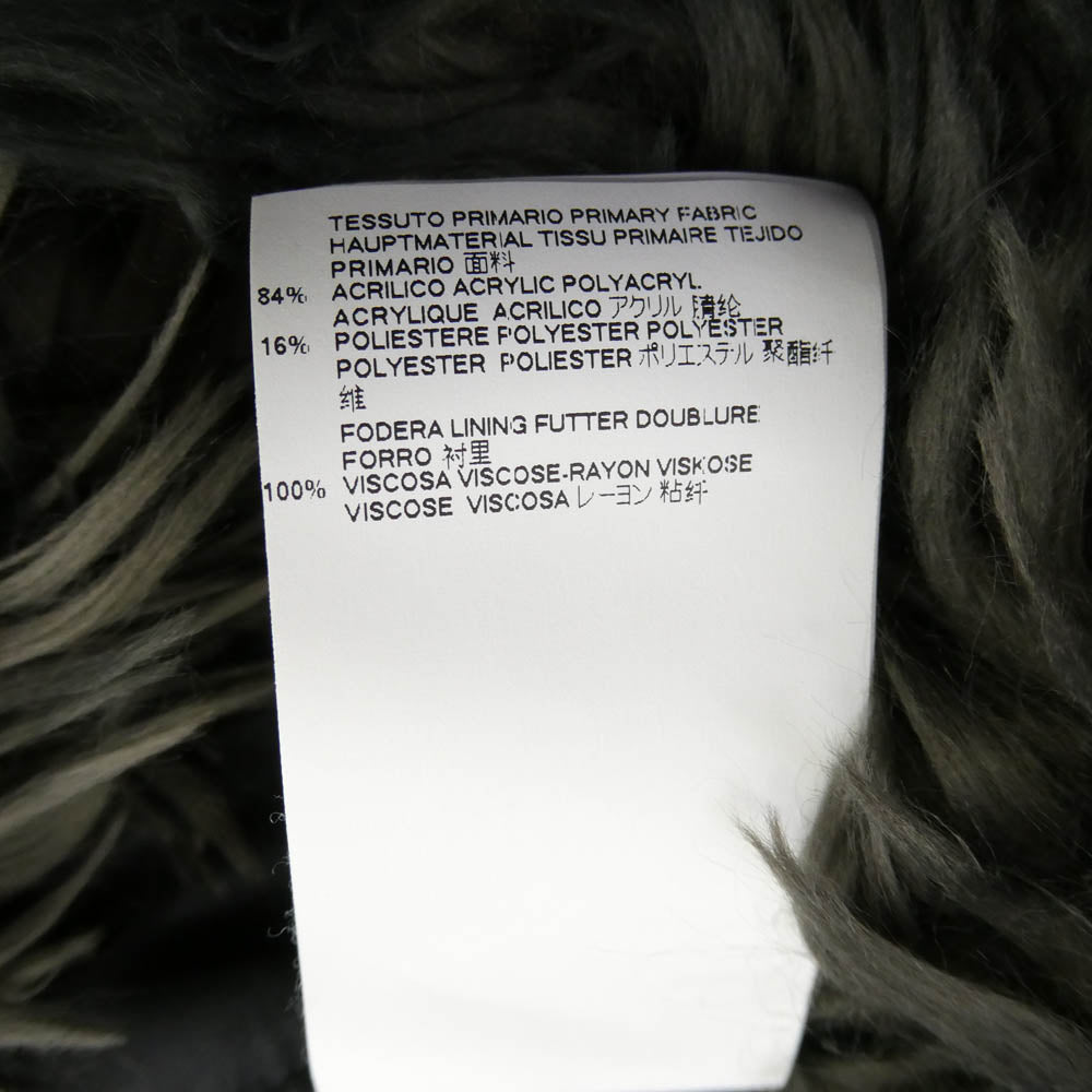 MAISON MARGIELA メゾンマルジェラ 17AW S32AA0132 MM6 エムエムシックス Fake fur フェイクファー コート ジャケット 36【中古】