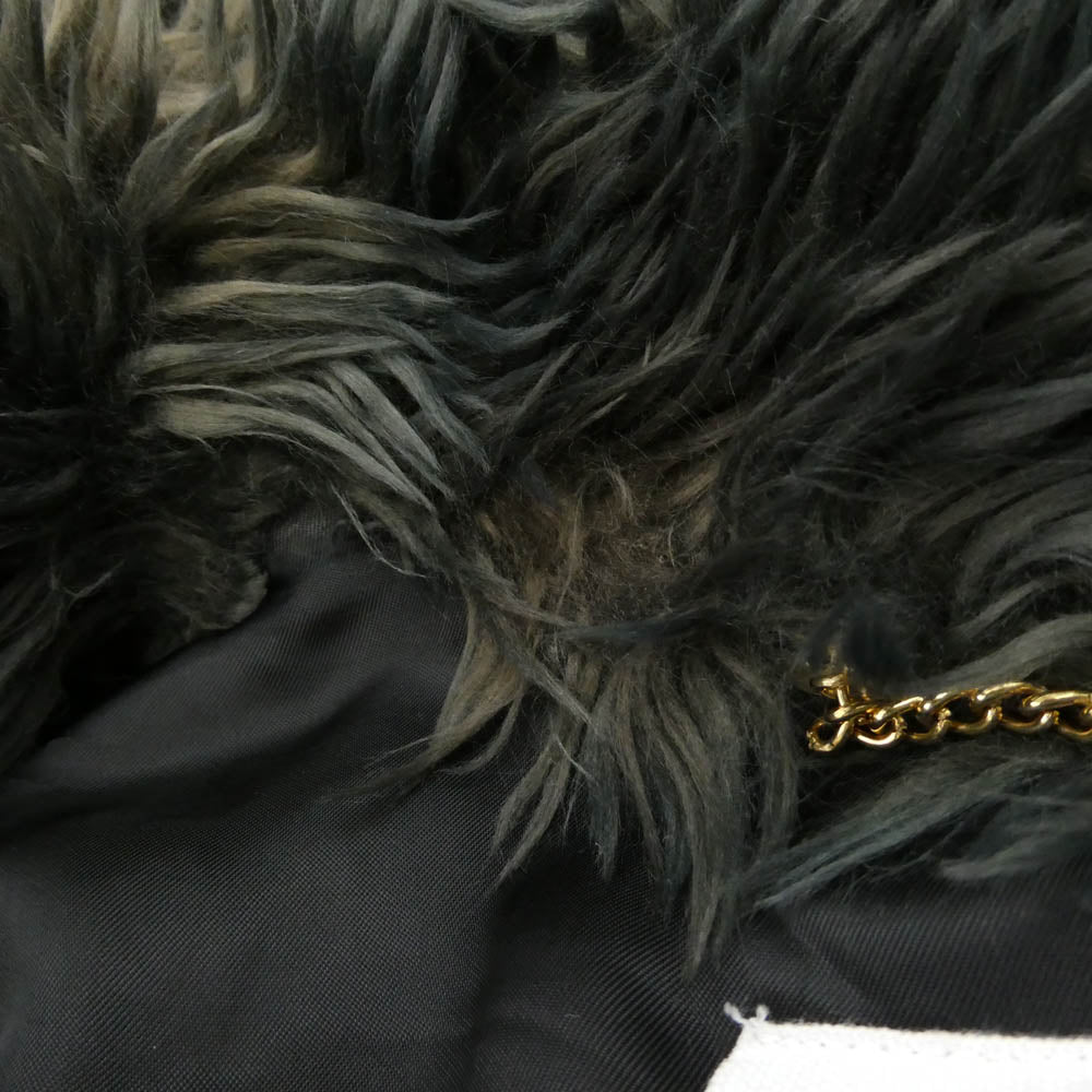 MAISON MARGIELA メゾンマルジェラ 17AW S32AA0132 MM6 エムエムシックス Fake fur フェイクファー コート ジャケット 36【中古】
