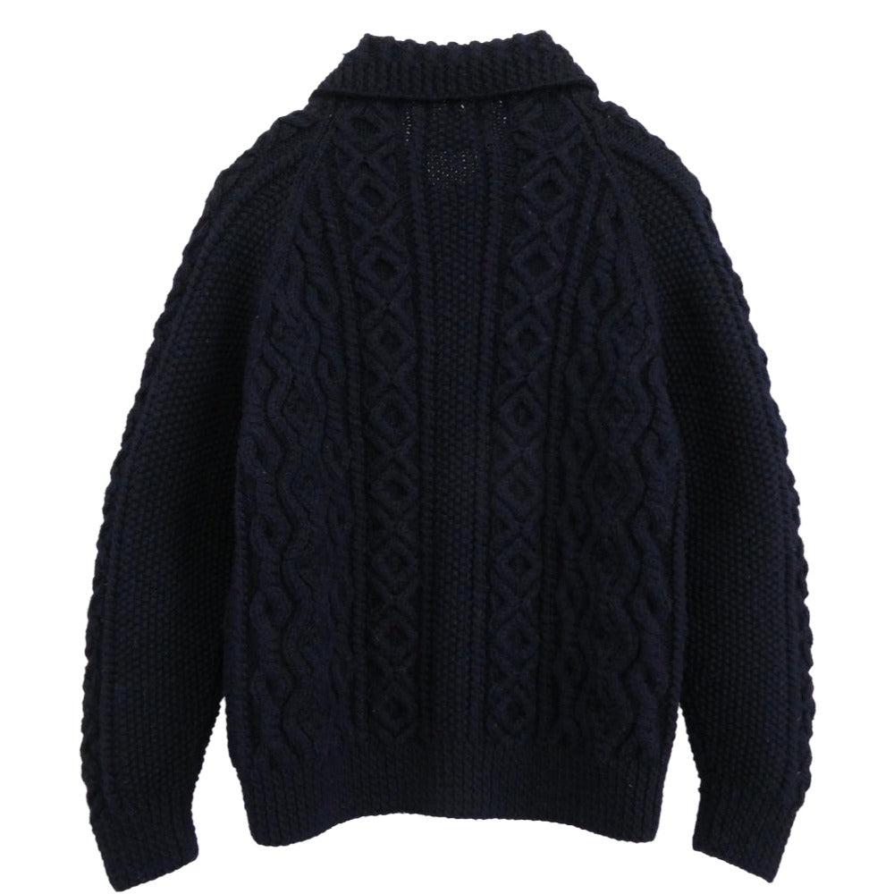 インバーアラン Inverallan 3A 黒　茶タグ INVERALLAN インバーアラン 茶タグ 3A LUMBER CARDIGAN ランバー