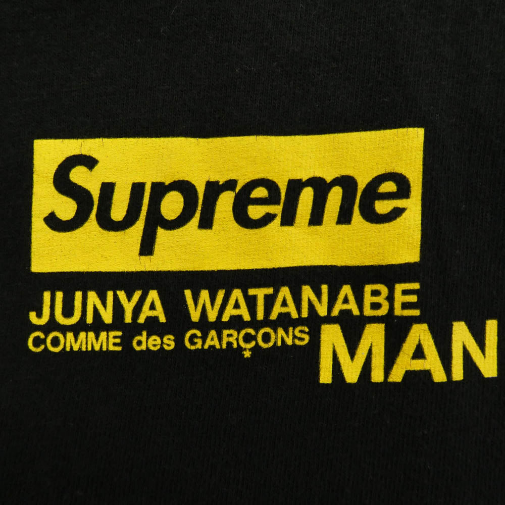 Supreme シュプリーム 21AW ×JUNYA WATANABE COMME des GARCONS MAN ジュンヤ ワタナベ コムデギャルソン マン Nature Tee ネイチャー 半袖 Tシャツ ブラック系 S【中古】