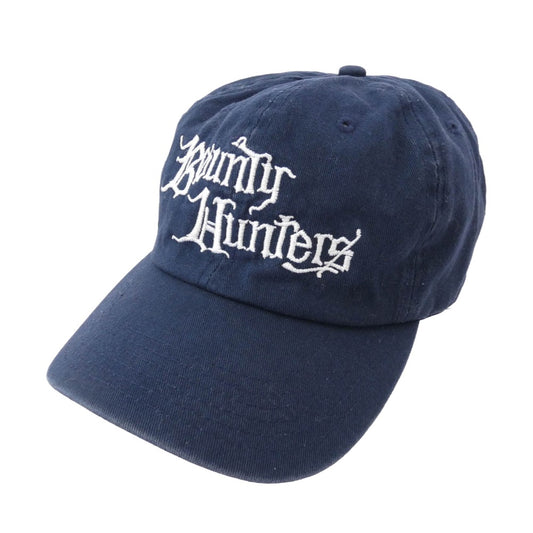 BOUNTY HUNTER バウンティーハンター RA Washed Twill Cap ウォッシュド加工 刺繍 ツイル キャップ 帽子 ネイビー系 F【中古】