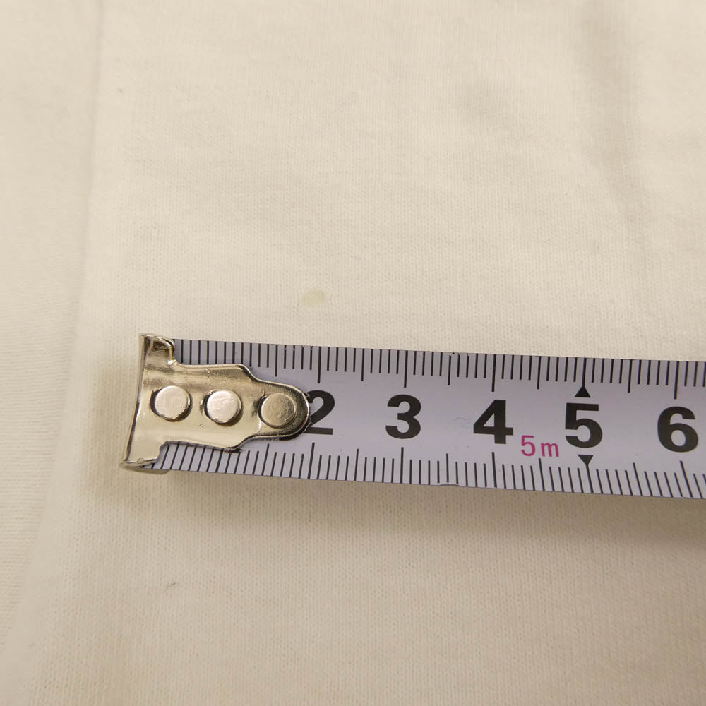 STUSSY ステューシー 90s 紺タグ USA製 OLD オールド プリント Tシャツ ホワイト系 S【中古】