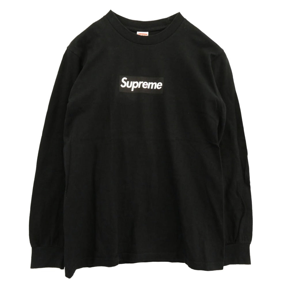 Supreme シュプリーム 20AW Box Logo L/S Tee ボックスロゴ ロングスリーブ Tシャツ ブラック系 S【中古】