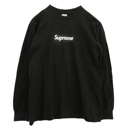 Supreme シュプリーム 20AW Box Logo L/S Tee ボックスロゴ ロングスリーブ Tシャツ ブラック系 S【中古】