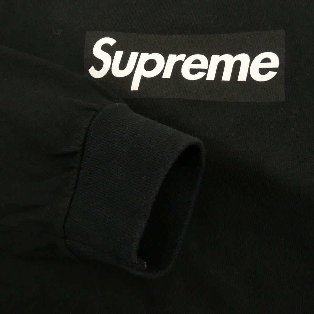 Supreme シュプリーム 20AW Box Logo L/S Tee ボックスロゴ ロングスリーブ Tシャツ ブラック系 S【中古】