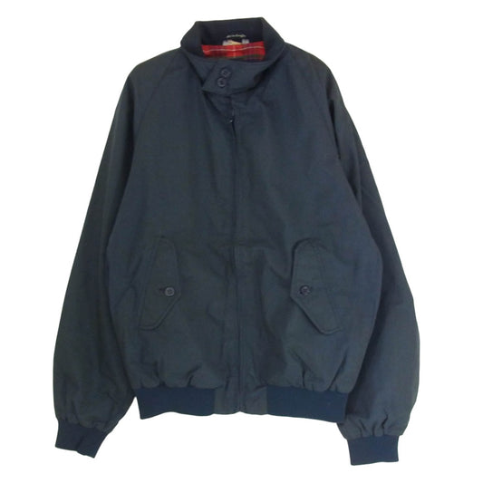 BARACUTA バラクータ イングランド製 G9 裏地チェック スウィングトップ ブルゾン ジャケット ネイビー系 サイズ表記無【中古】