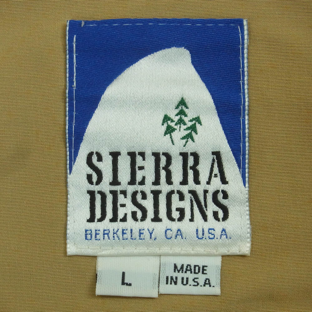 SIERRA DESIGNS シエラデザイン USA製 90s 3本木タグ 60/40 Mountain Parka マウンテンパーカ ジャケット グリーン系 L【中古】