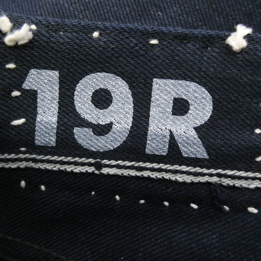 VISVIM ビズビム 0224905005006 ICT SOCIAL SCULPTURE 19 CMYK UNWSD N.D. ソーシャル スカルプチャー アンウォッシュド デニム パンツ インディゴブルー系 W-32 L-30【中古】