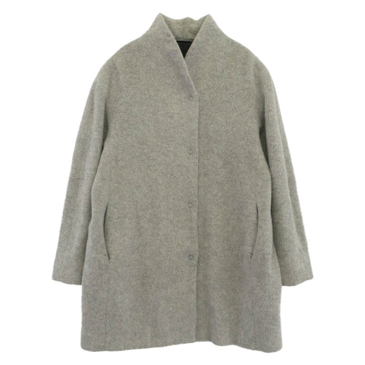 marimekko マリメッコ スナップボタン ウール コート グレー系 S【中古】