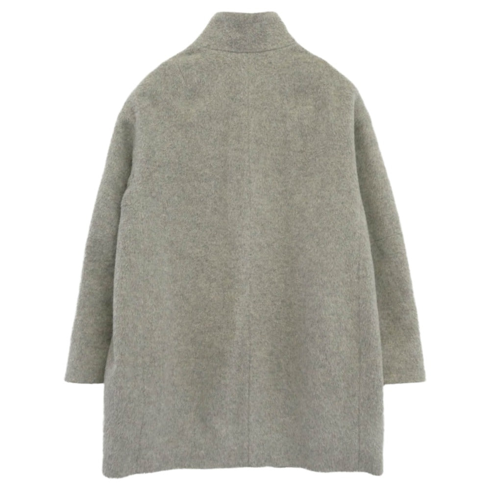 marimekko マリメッコ スナップボタン ウール コート グレー系 S【中古】
