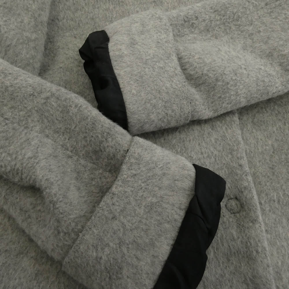 marimekko マリメッコ スナップボタン ウール コート グレー系 S【中古】
