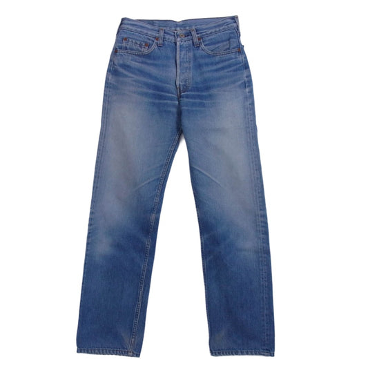 Levi's リーバイス 80s 90s USA製 501 レギュラー smalle 裏刻印524 ボタンフライ デニム パンツ ライトブルー系 W30/L34【中古】