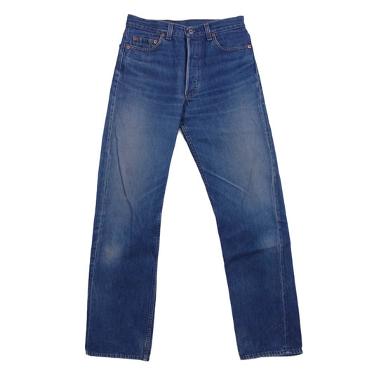 Levi's リーバイス 90s USA製 501 レギュラー smalle 裏刻印546 ボタンフライ デニム パンツ インディゴブルー系 W30/L32【中古】