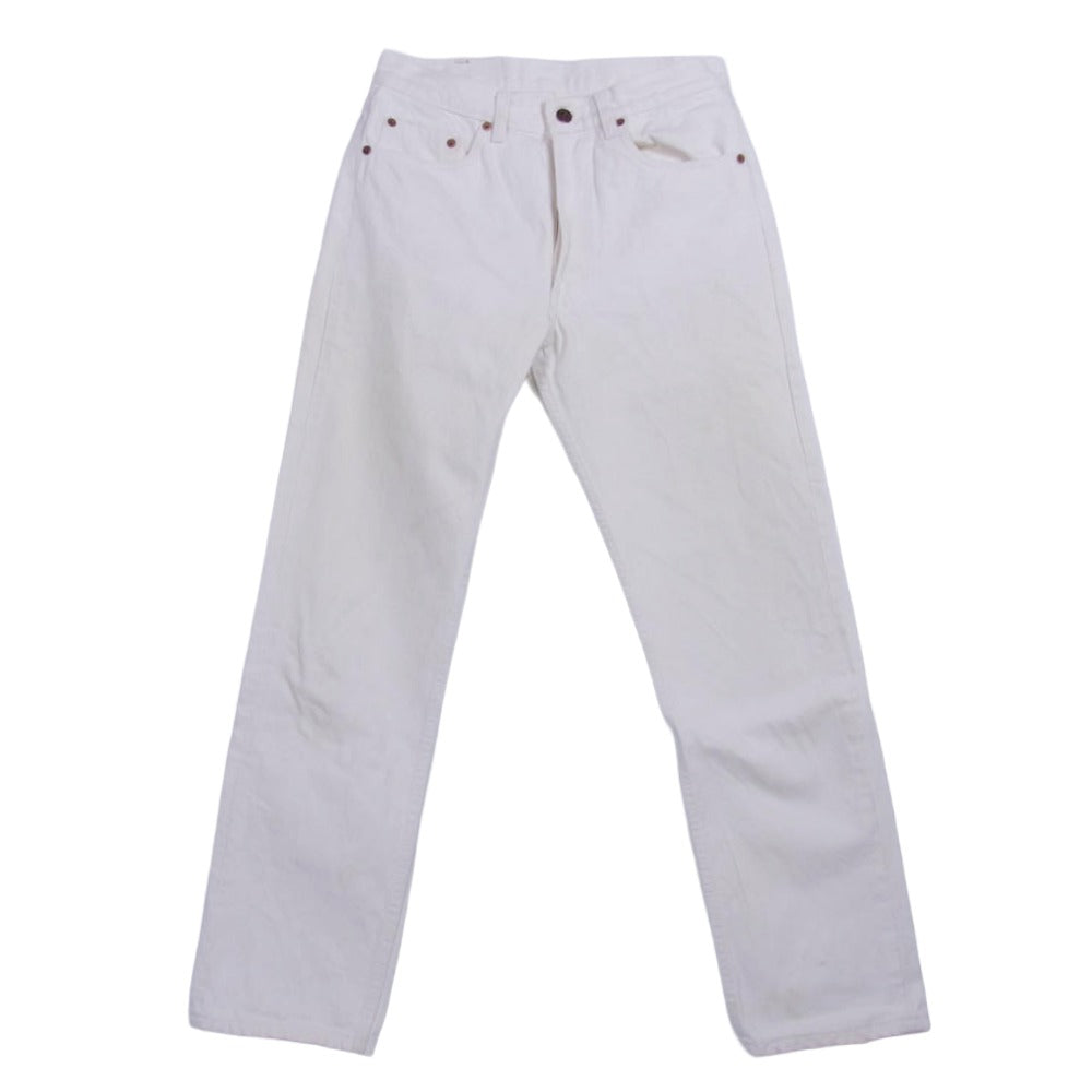 Levi's リーバイス 90s 501 ホワイトデニム サークルR 裏刻印552 ボタンフライ デニム パンツ ホワイト系 W30/L30【中古】