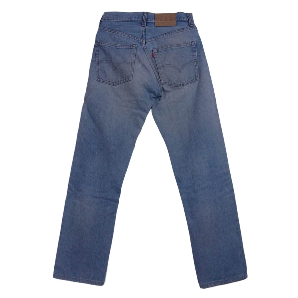 Levi's リーバイス 80s 505 smalle TALON42 黒カン ボタン裏刻印650 ストレート デニム パンツ ライトブルー系 W29/L34【中古】