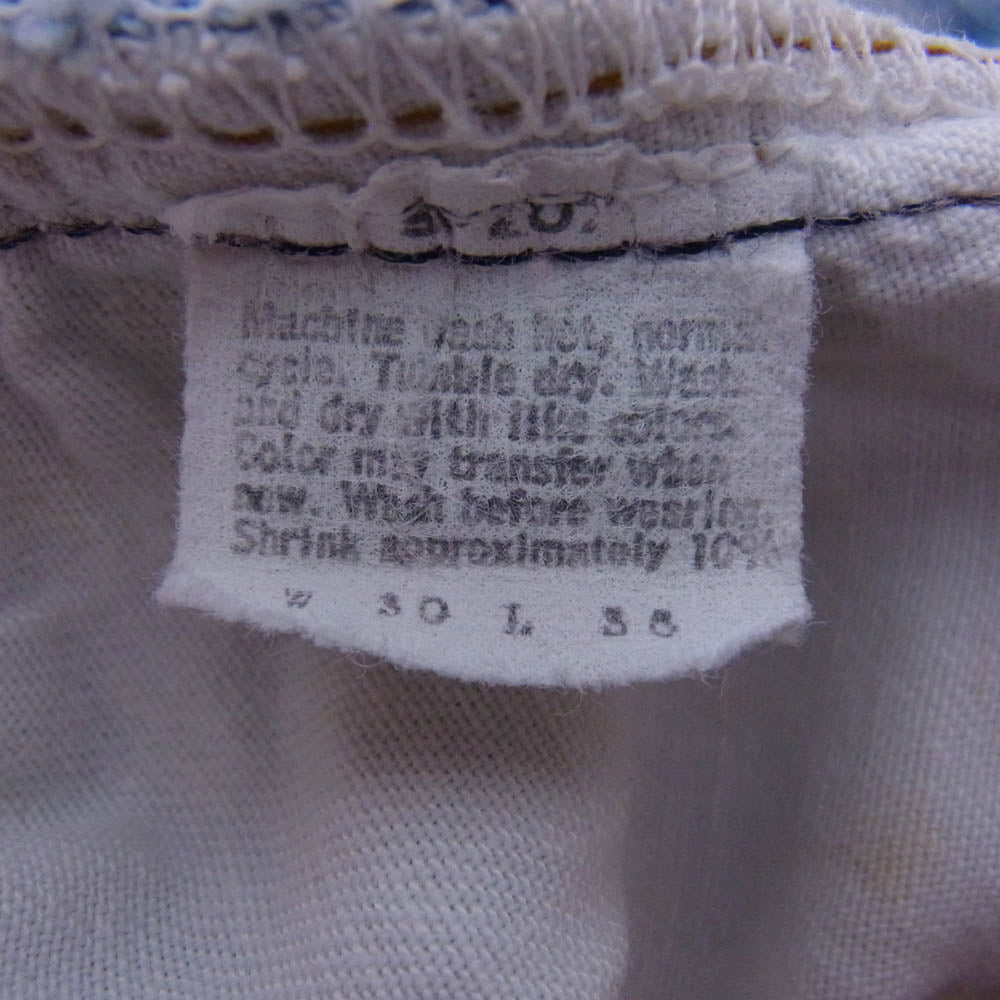 Levi's リーバイス 80s 501 赤耳 smalle 裏刻印555 USA製 バレンシア工場 ボタンフライ デニム パンツ ライトブルー系 W30/L30【中古】